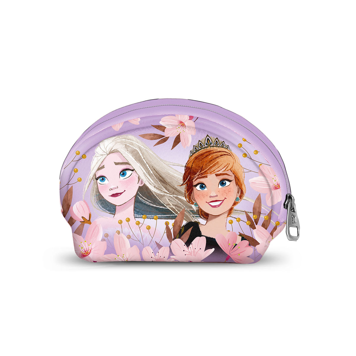 Disney La Reine des Neiges 2 (Frozen 2) Petal-Porte-monnaie Ovale Casual, Lilas