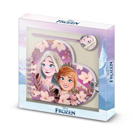 Disney Frozen 2 Petal-Diario Corazón Llave + Boli, Lila