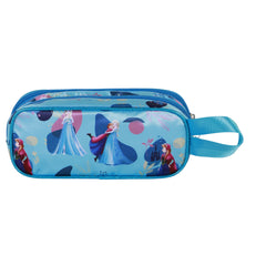Disney Frozen 2 Lovely-Estuche Portatodo 3D Doble, Turquesa