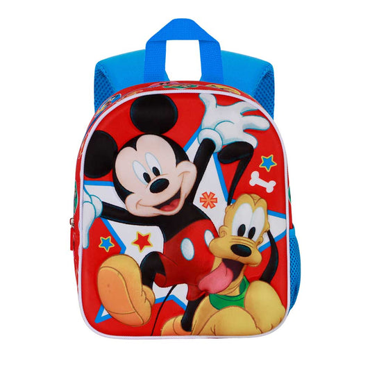 Disney Mickey Mouse Star-Elite 3D Backpack, Multicolour