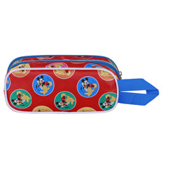 Disney Mickey Mouse Star-3D Double Pencil Case, Multicolour