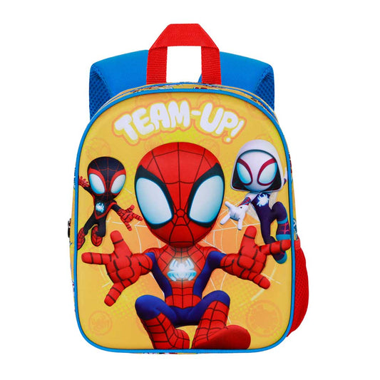 Marvel Spiderman Team-up-Mochila 3D Elite, Amarillo