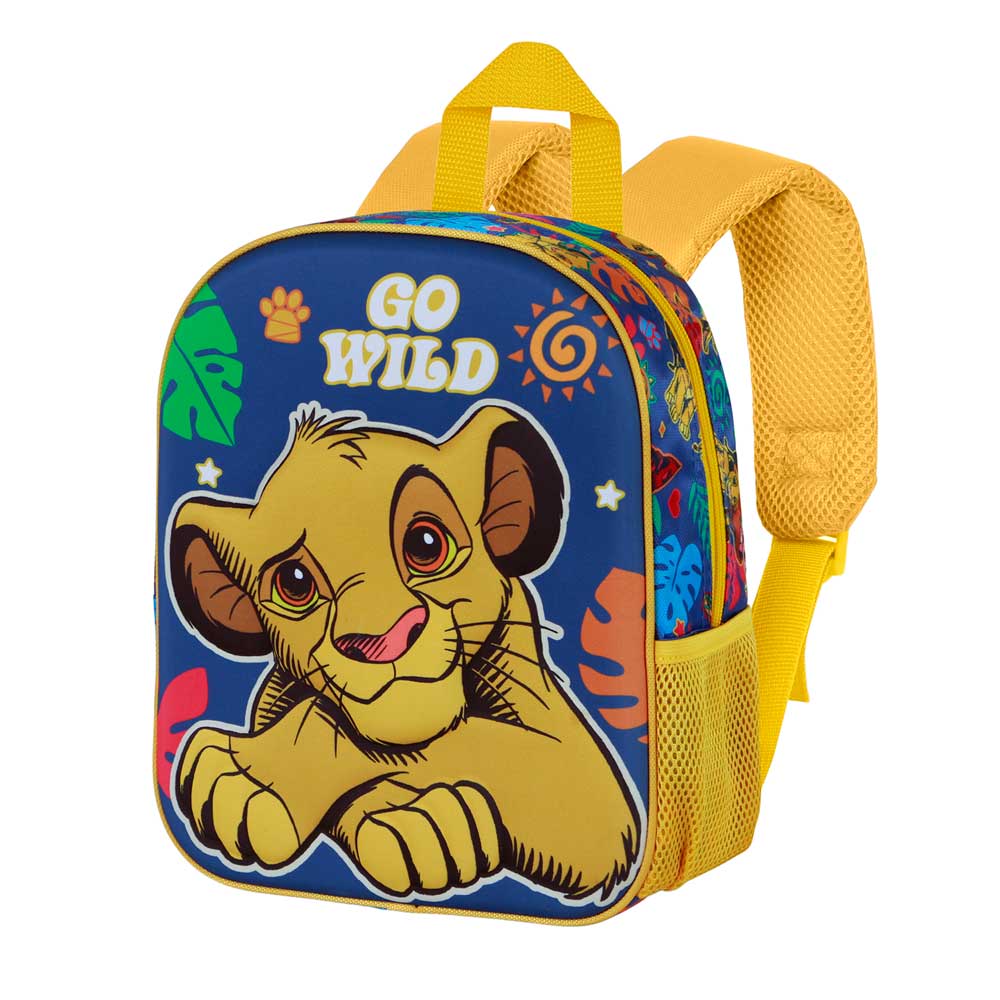 Disney Lion King Wild-Elite 3D Backpack, Multicolour