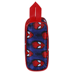 Marvel Spiderman Solid-Trousse 3D Double, Bleu