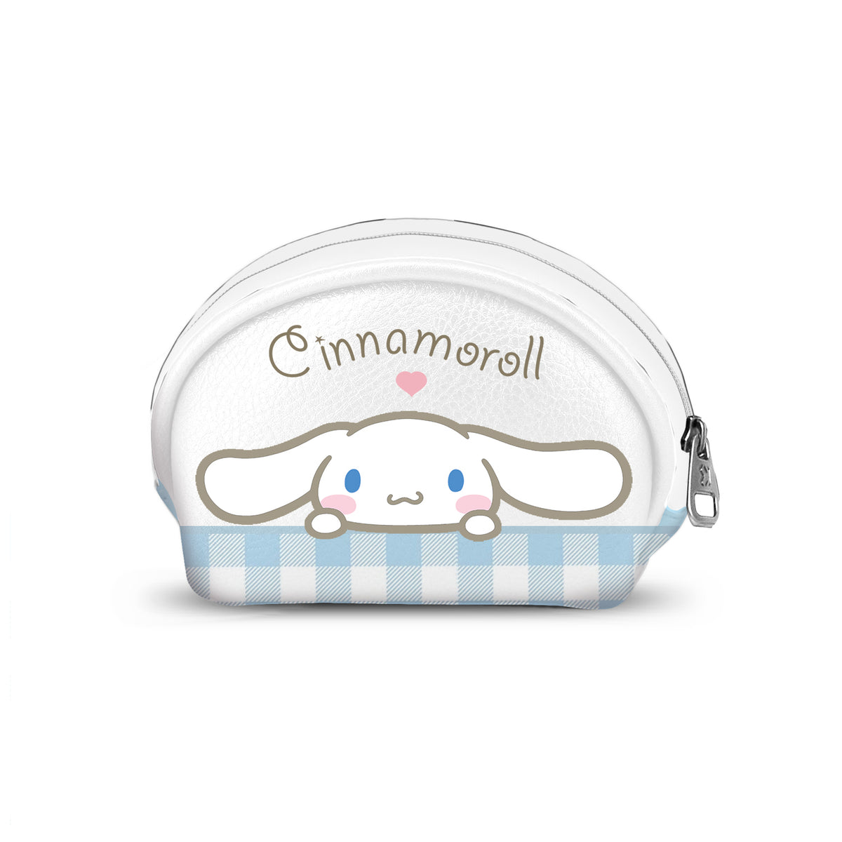 Sanrio Cinnamoroll Vichy-Casual Oval Coin Purse, Multicolour