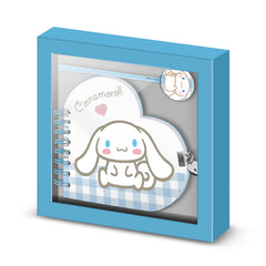 Sanrio Cinnamoroll Vichy-Heart Diary + Pen, Multicolour