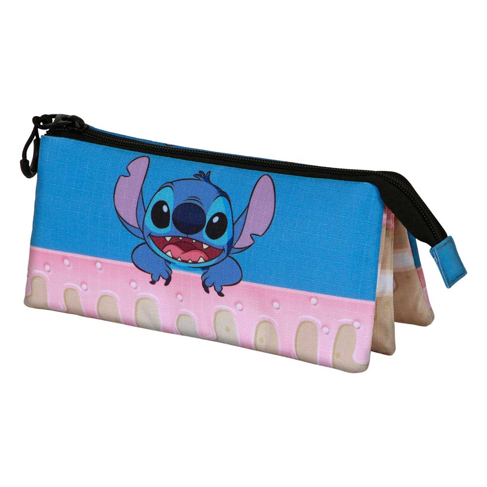 Disney Lilo e Stitch Cake-Astuccio Triplo, Blu