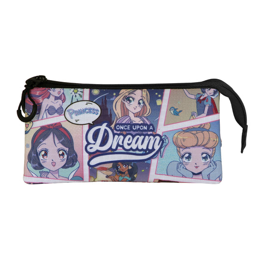 Disney Princesses Comic-Trousse Triple, Multicolore