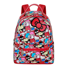 Hello Kitty Friends-Mochila Heady Pequeña, Multicolor