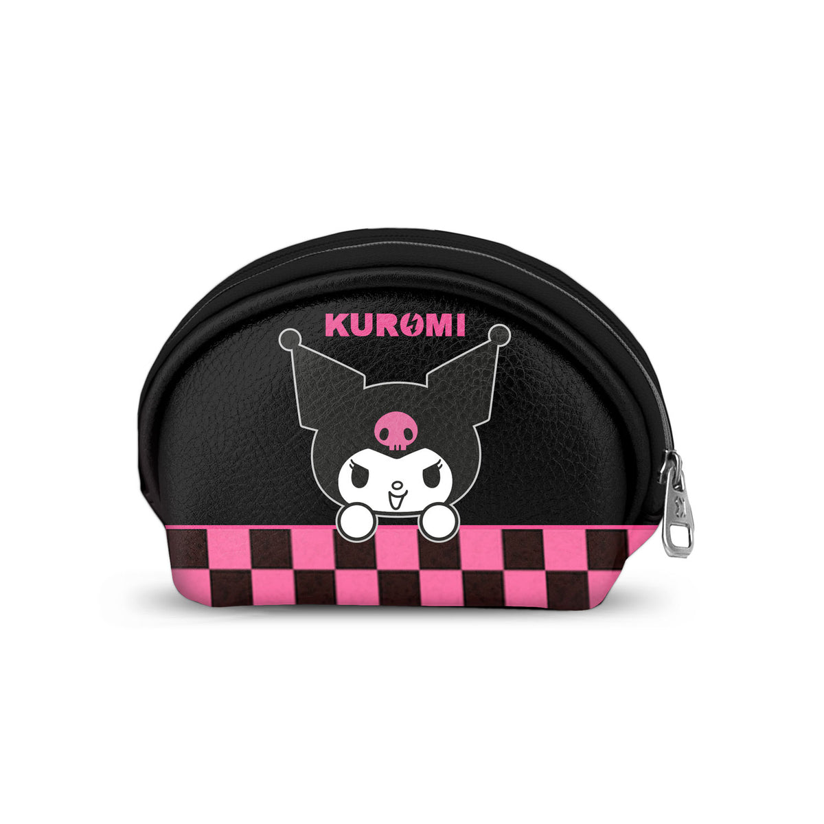 Sanrio Kuromi Chess-Monedero Oval Casual, Multicolor