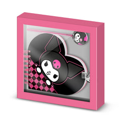 Sanrio Kuromi Chess-Diario Corazón Llave + Boli, Multicolor