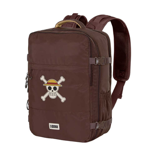 One Piece Skull-Mercury Travel Backpack Large 47x23x33cm, Brown