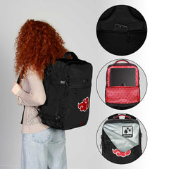 Naruto Clouds-Mercury Travel Backpack Large 47x23x33cm, Black
