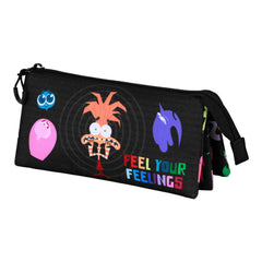 Disney Pixar Del Revés 2 / Inside Out 2 Feeling-Estuche Portatodo Triple, Multicolor