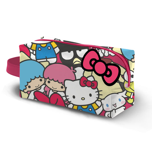 Sanrio Hello Kitty Friends-PLUS Brick Travel Toiletry Bag, Multicolour
