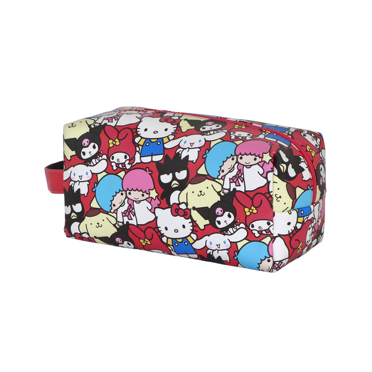Sanrio Hello Kitty Friends-Borsa da Toilette da Viaggio Brick PLUS, Multicolore