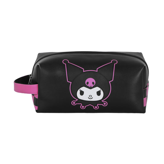 Sanrio Kuromi Chess-Borsa da Toilette da Viaggio Brick PLUS, Multicolore