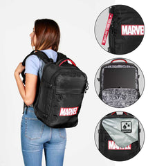 Marvel Comics-Mercury Backpack Underseat Cabin Bag 40x20x25cm, Black