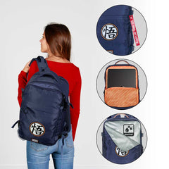 Dragon Ball (Bola de Dragón) Symbol-Mochila Mercury Viaje Cabina Avión 40x20x25cm, Multicolor