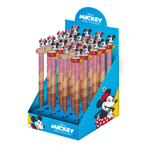 Disney Mickey and Minnie Mix-Exhibitor 24 Units Erasable Gel Pen, Multicolor