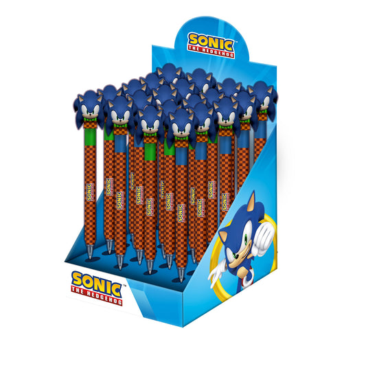 Sonic The Hedgehog Mix-Expositor 24 Units Erasable Gel Pen, Multicolor