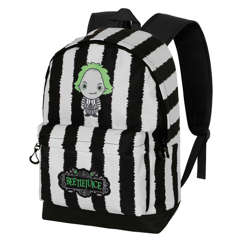 Beetlejuice Stripes-FAN HS Backpack 2.2, White