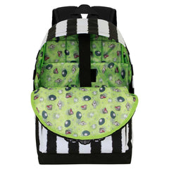 Beetlejuice Stripes-FAN HS Backpack 2.2, White