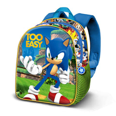 Sonic The Hedgehog Easy-Mochila 3D Elite, Azul