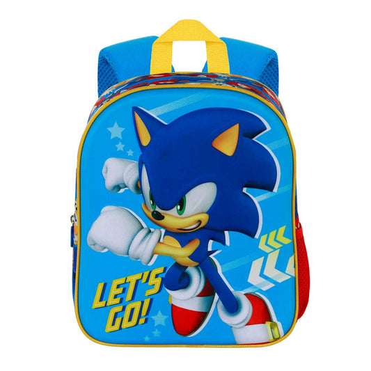 Sonic The Hedgehog Go-Zainetto 3D Elite, Blu