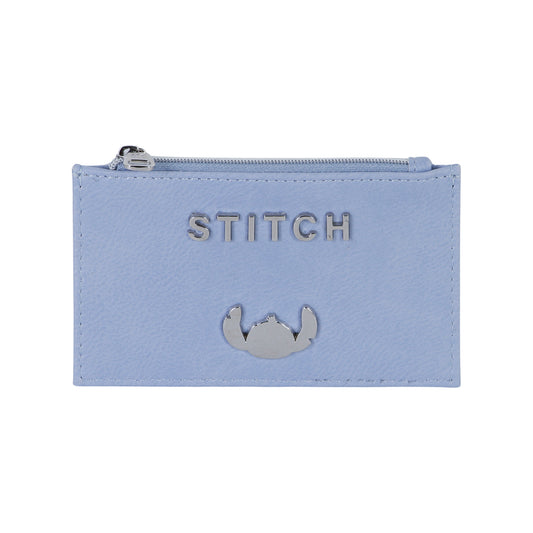 Disney Lilo e Stitch Steel-Portacarte Slim, Blu