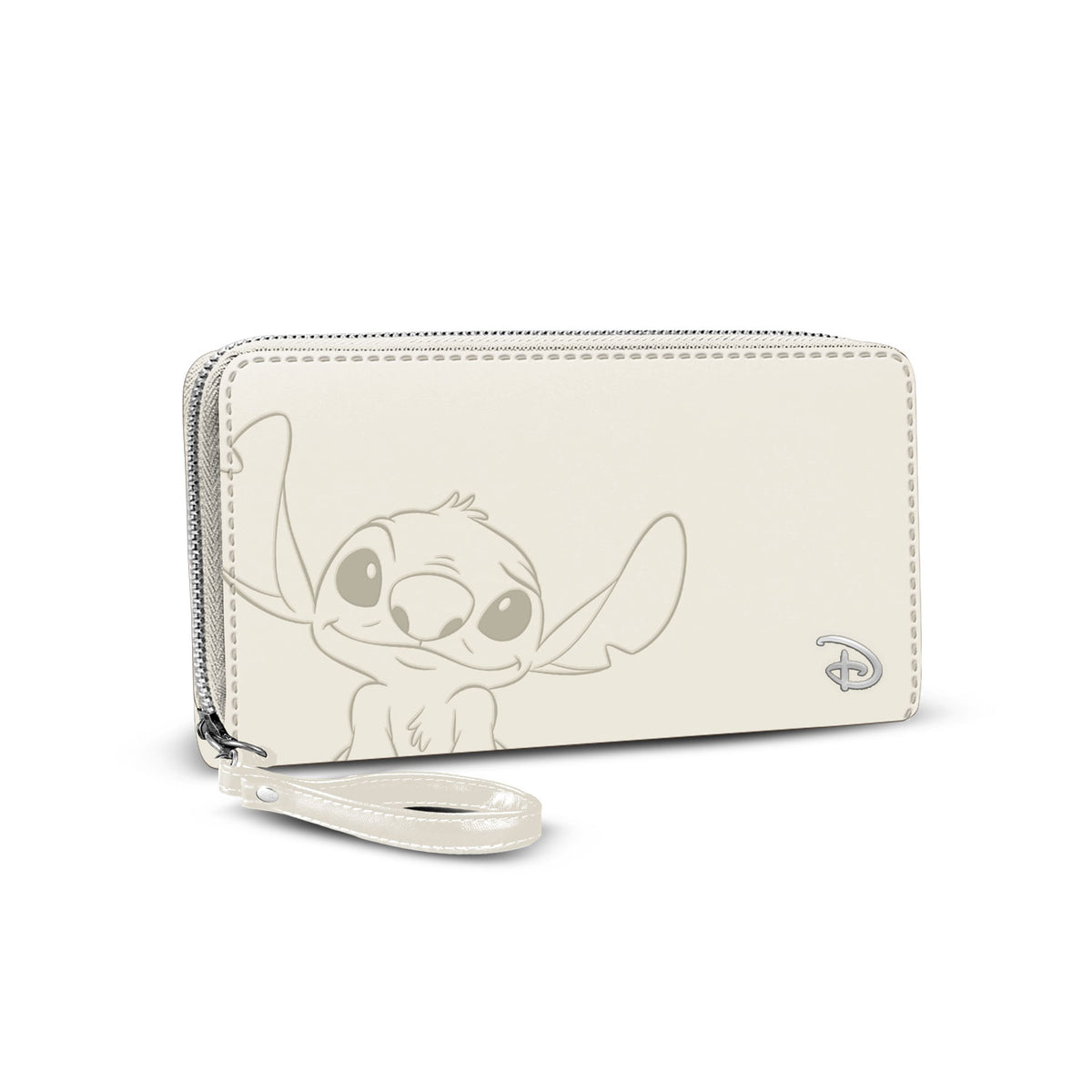 Disney Lilo e Stitch Cream-Portafoglio Essenziale, Biancastro
