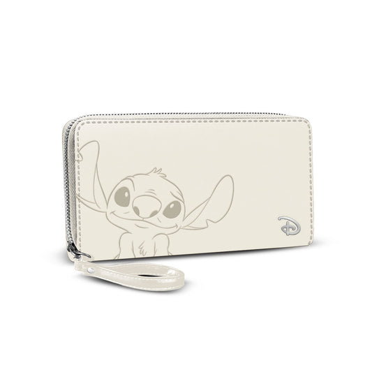 Disney Lilo et Stitch Cream-Portefeuille Essentiel, Écru