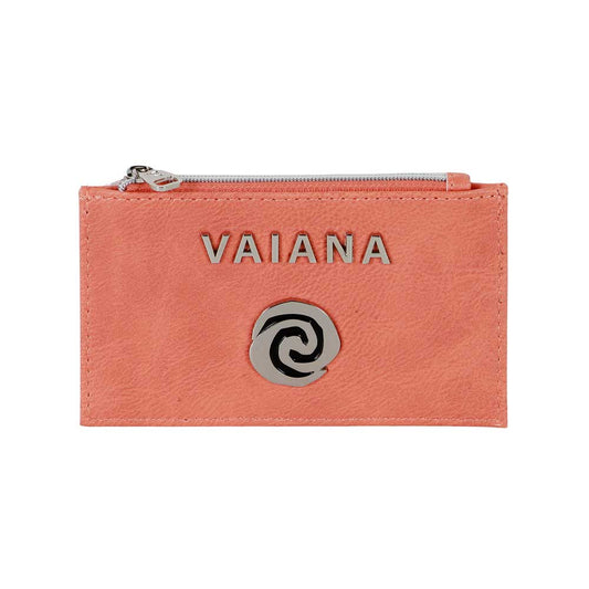 Disney Vaiana Coral-Tarjetero Slim, Rojo