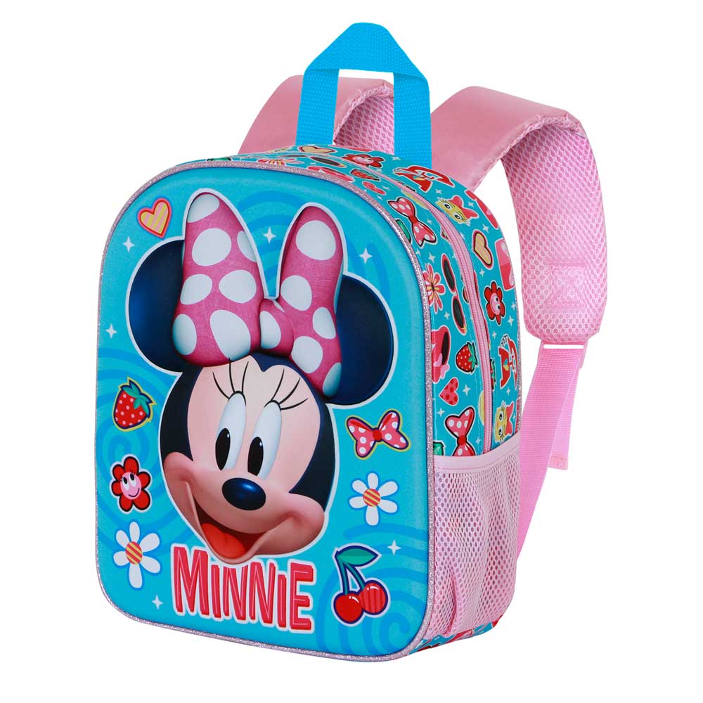 Disney Minnie Mouse Happiness-Mochila 3D Elite, Azul