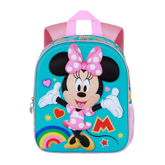 Disney Minnie Mouse Greet-Mochila 3D Elite, Turquesa