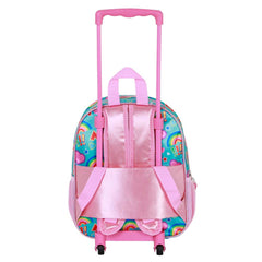 Disney Minnie Mouse Greet-Mochila 3D con Ruedas Pequeña, Turquesa