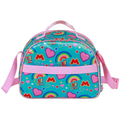 Disney Minnie Mouse Greet-Borsa Porta Merenda 3D, Turchese