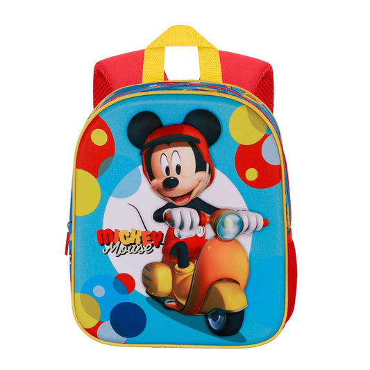 Disney Mickey Mouse Scooter-Elite 3D Backpack, Blue