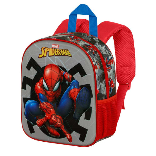 Marvel Spiderman Symbol-Sac à Dos 3D Elite, Gris