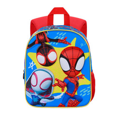 Marvel Spiderman Amazing-Elite 3D Backpack, Red