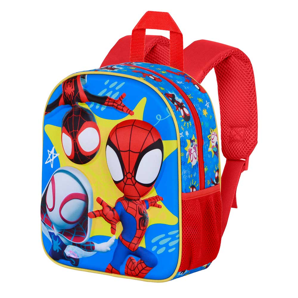 Marvel Spiderman Amazing-Elite 3D Backpack, Red