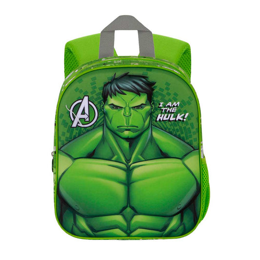 Marvel Hulk Rage-Mochila 3D Elite, Verde