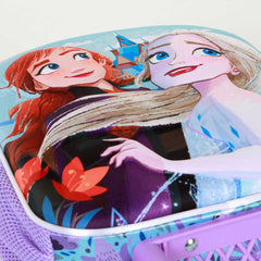 Disney Frozen 2 Spring-Small 3D Backpack with Wheels, Blue
