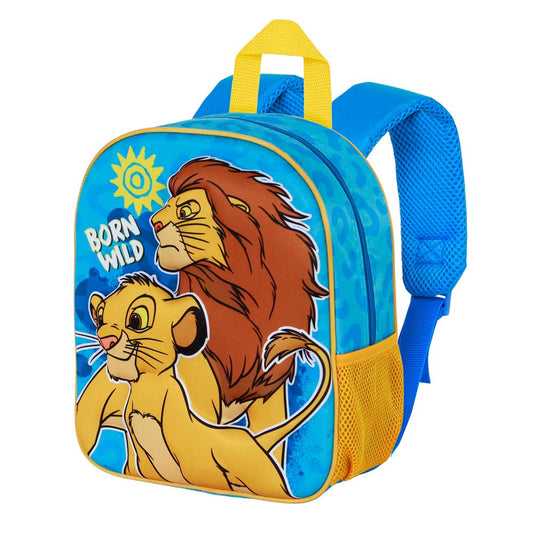 Disney El Rey León Wild-Mochila 3D Elite, Azul
