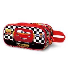 Disney Cars 3 Racer-Estuche Portatodo 3D Doble, Rojo