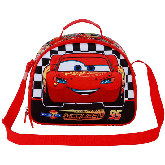 Disney Cars 3 Racer-Bolsa Portamerienda 3D, Rojo