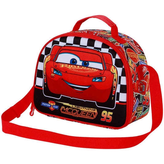 Disney Cars 3 Racer-3D Lunch Bag, Red