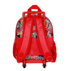 Disney Cars 3 Racer-Mochila 3D con Ruedas Pequeña, Rojo
