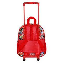 Disney Cars 3 Racer-Mochila 3D con Ruedas Pequeña, Rojo