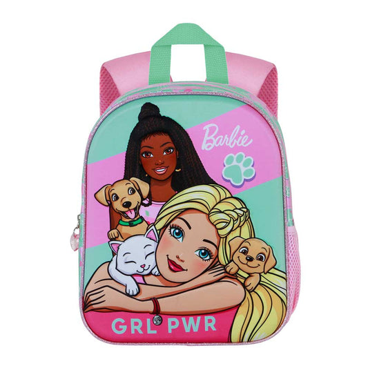 Barbie Pets-Mochila 3D Elite, Rosa